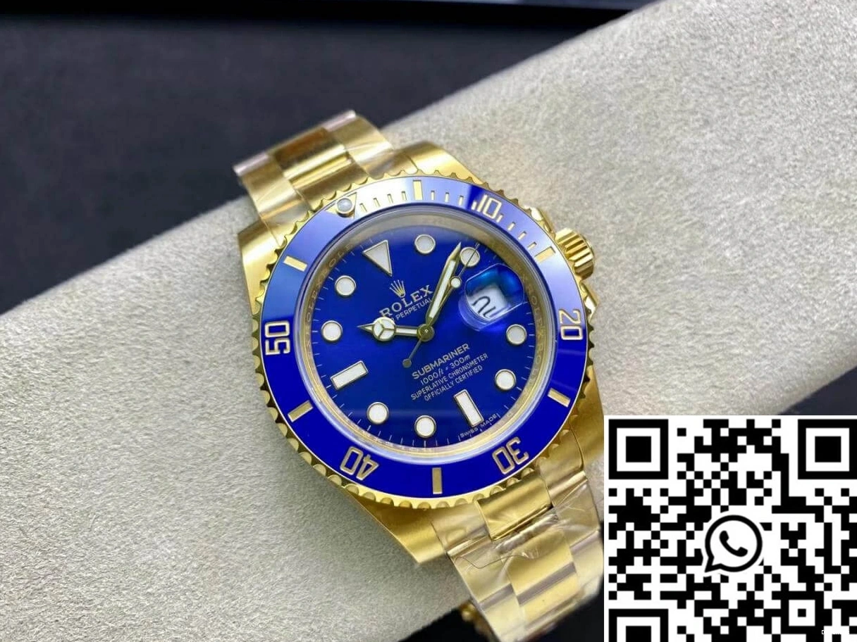 Yellow Submariner M116618LB-0003 Factory VS Gold Rolex 0518